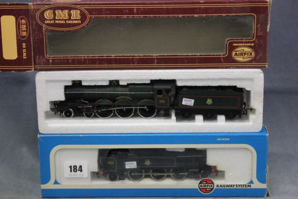 Two boxed Airfix OO Gauge Engines including BR Castle Class `Pendennis Castle 4079 with Tender and