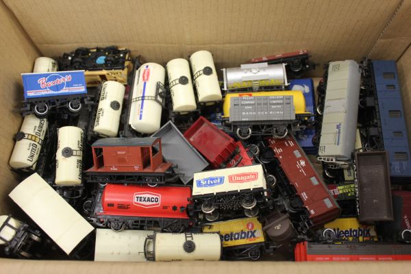 Approximately 50 various OO Gauge wagons including Lima, Hornby, Mainline etc