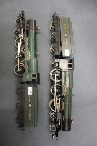 Hornby OO Gauge Engine and Tender 5934 Kneller Hall and Lima Engine and Tender 6000 King George V (