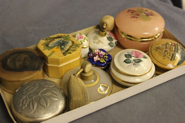 Various Trinket Boxes and Perfume Bottles