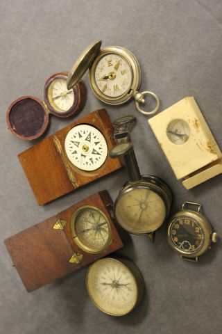 A Quantity of Compasses some military