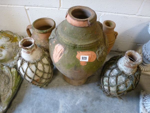 Five Clay Urn Pots