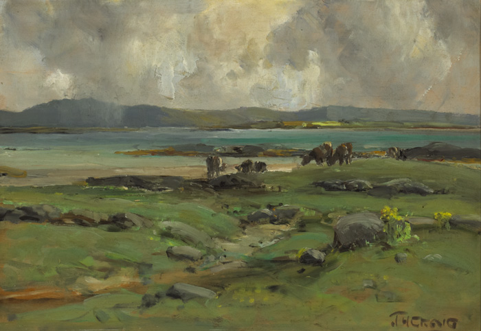 James Humbert Craig RHA RUA (1877-1944)SHEEPSHAVEN, COUNTY DONEGALoil on boardsigned lower right;