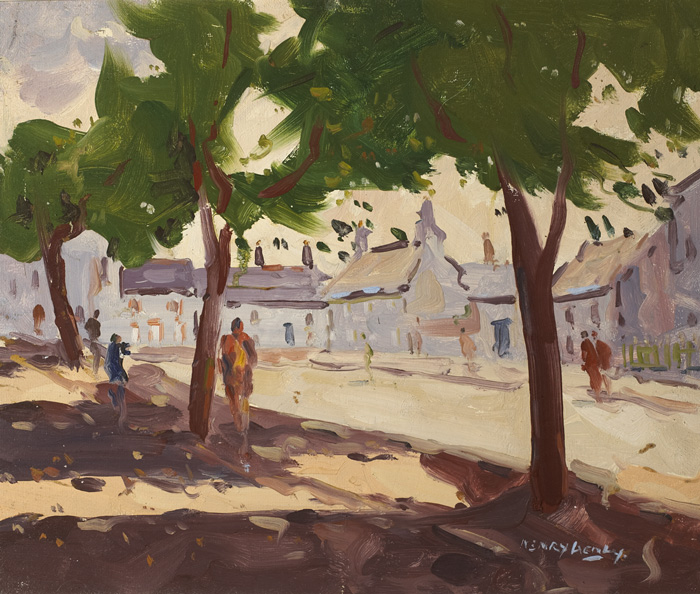 Henry Healy RHA (1909-1982)CHAPELIZOD, DUBLINoil on canvas boardsigned lower right; inscribed with