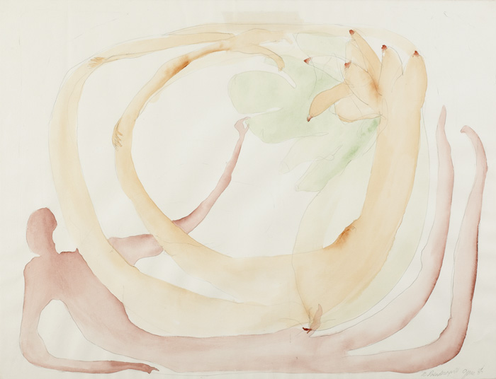 Kathy Prendergast (b.1958)UNTITLED, 1985watercolour over pencilsigned and dated [June] lower