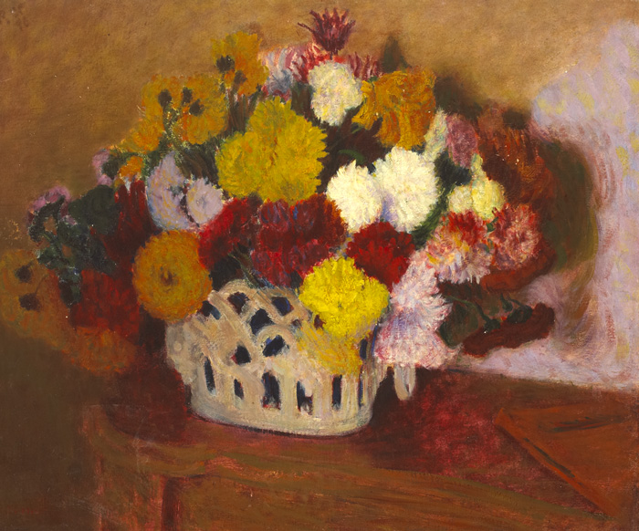 Roderic O`Conor (1860-1940)CHRYSANTHEMUMS, 1896oil on canvassigned lower left; signed with