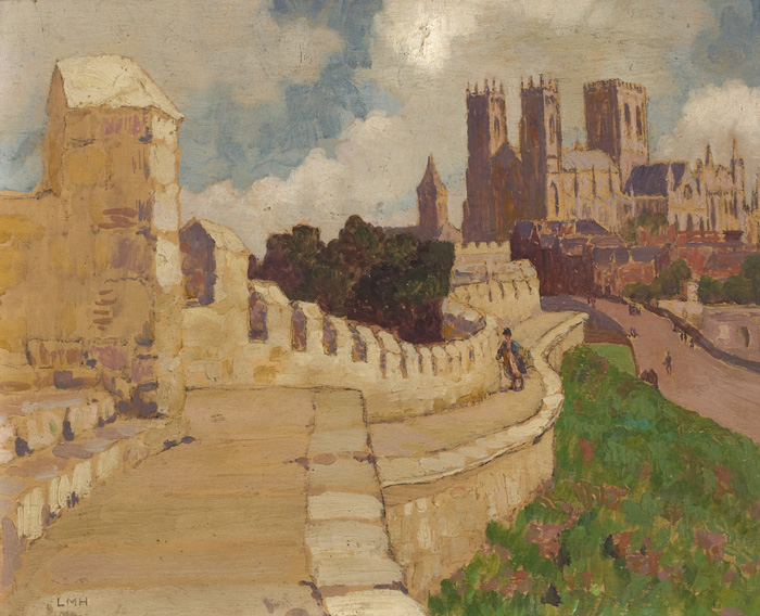 Letitia Marion Hamilton RHA (1878-1964)YORK MINSTER CATHEDRALoil on boardsigned with initials