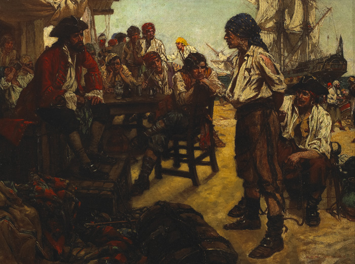 Arthur David McCormick RBA RI ROI (1860-1943)THE PIRATE`S TRIBUNE, 1900oil on canvassigned and dated