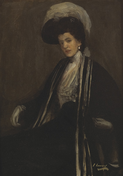 Sir John Lavery RA RSA RHA (1856-1941)PORTRAIT OF A LADY [THOUGHT TO BE MARGRIT HÖLLRIGL]oil on