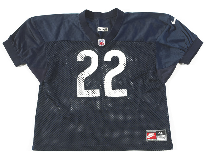 American Football: Chicago Bears 1997 Croke Park No. 22 JerseyOfficial Chicago Bears NFL Nike