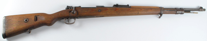 1939-45: WWII German K98 RifleA deactivated Second World War German Mauser 7.92mm K98 bolt action