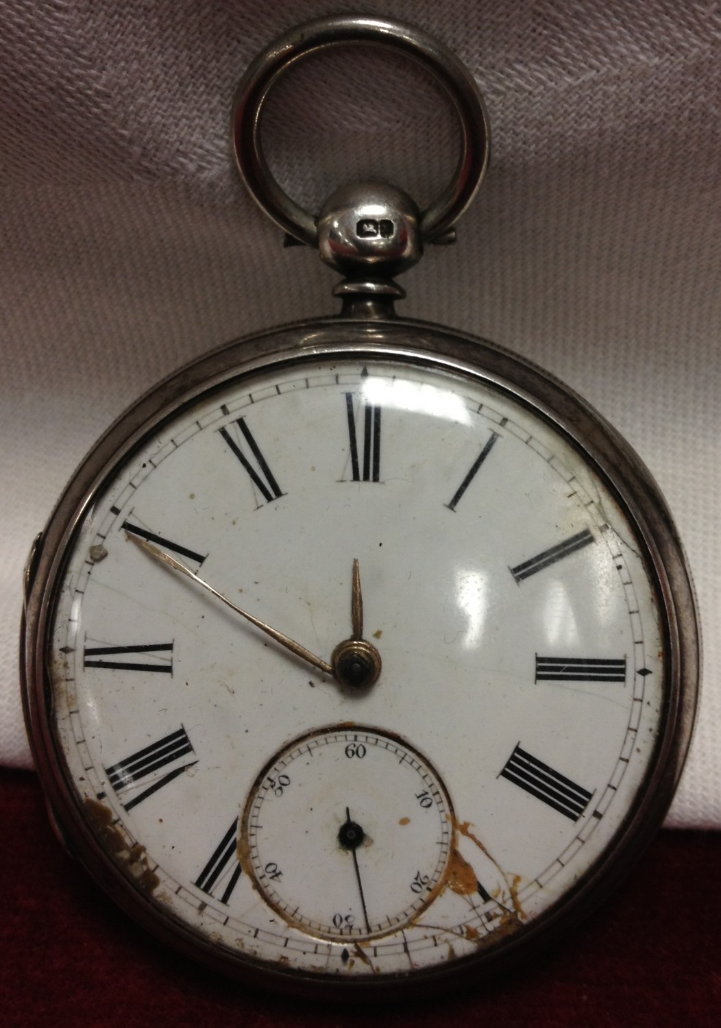 Silver Pocketwatch Chester 1872/73