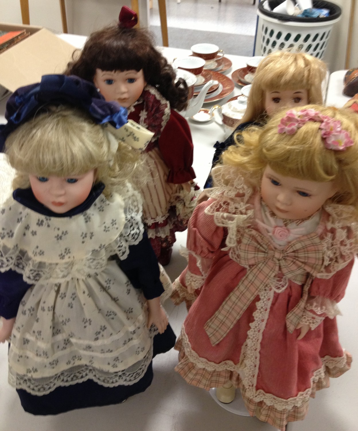 Four Collectors Dolls