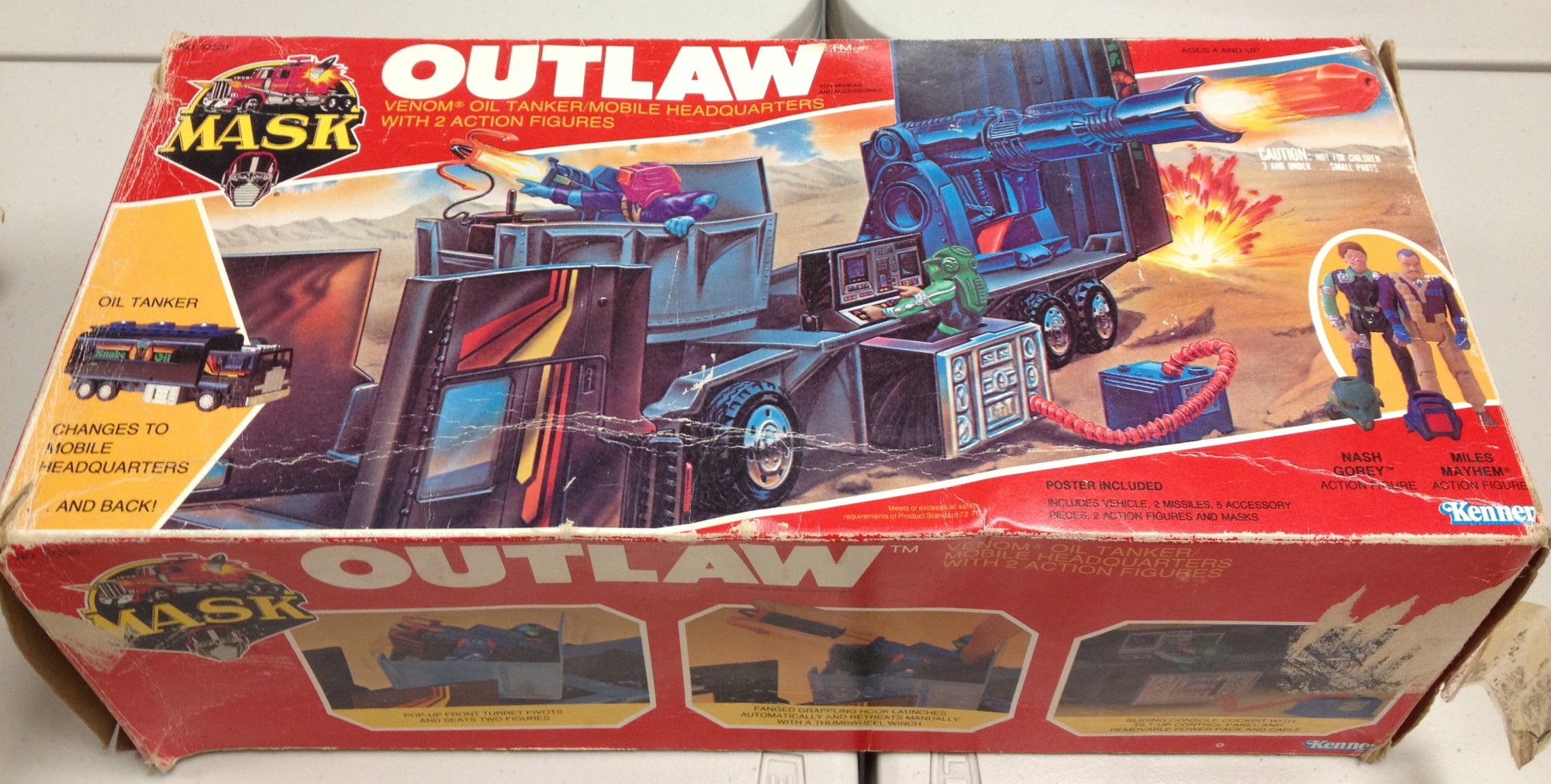 Boxed MASK Outlaw Vehicle
