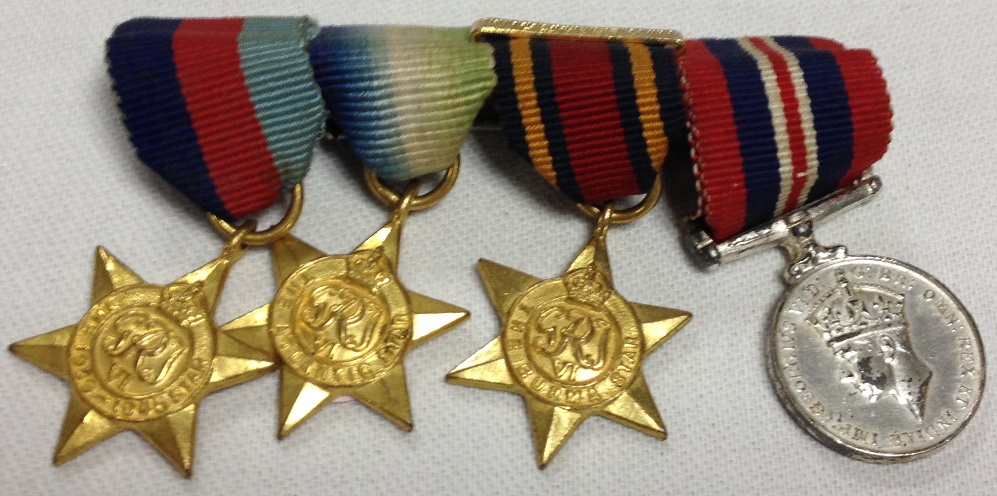 Miniature WWII Medals and Ribbons