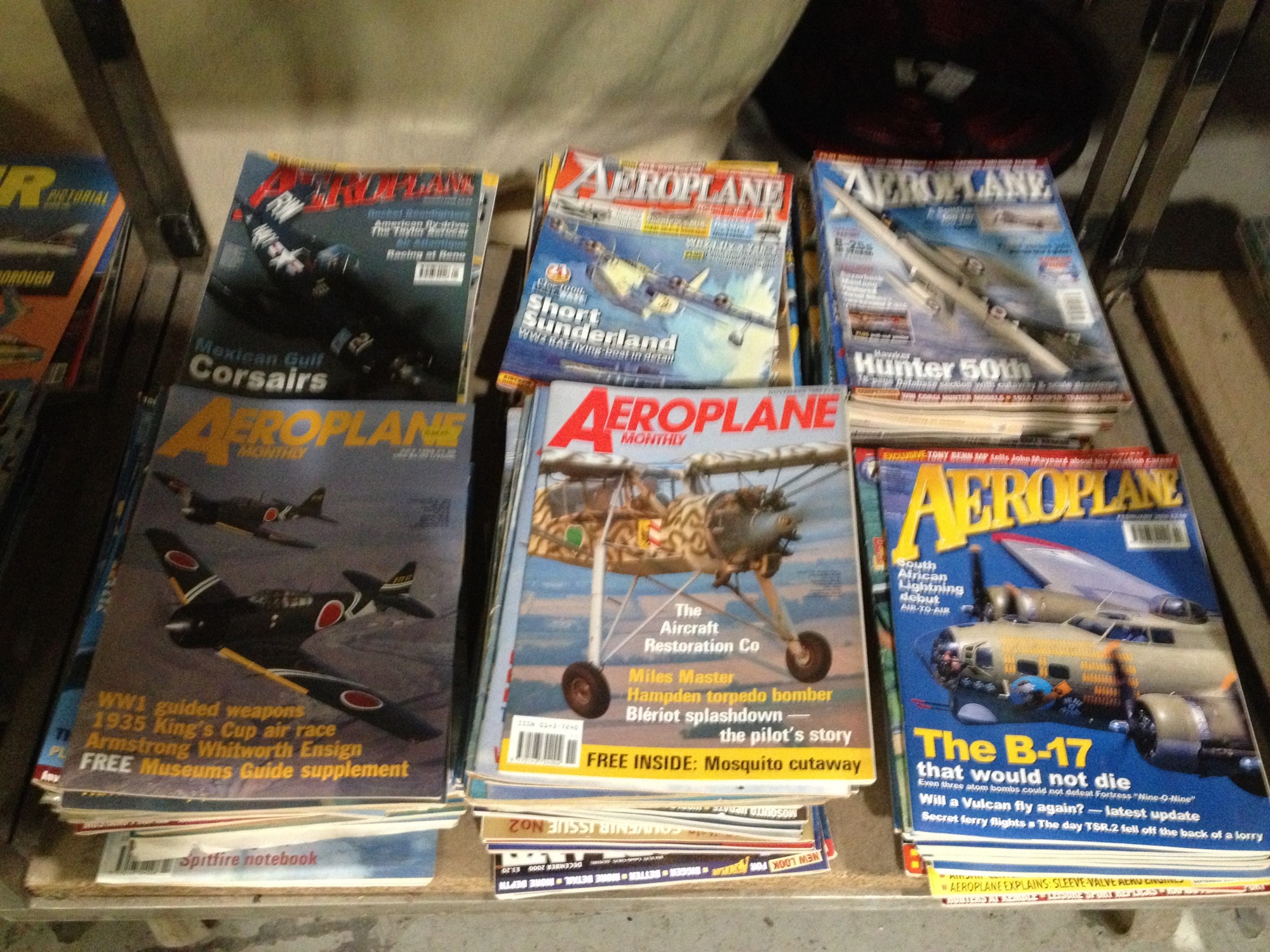 Large QTY of Aeroplane magazines