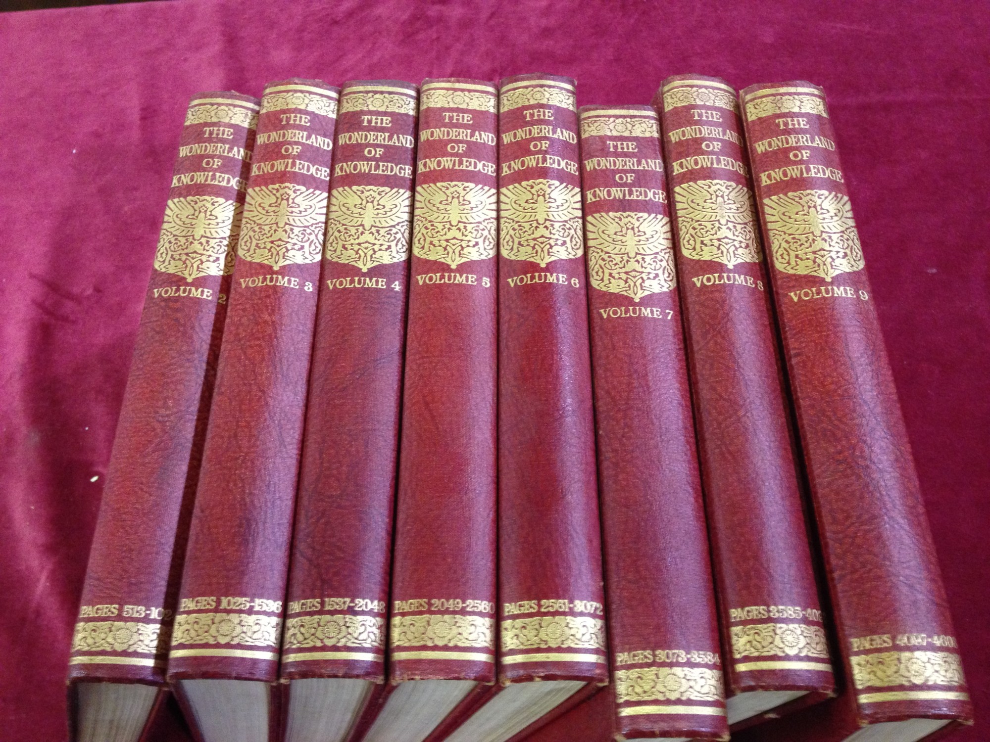 8 Volumes of the wonderland of knowledge