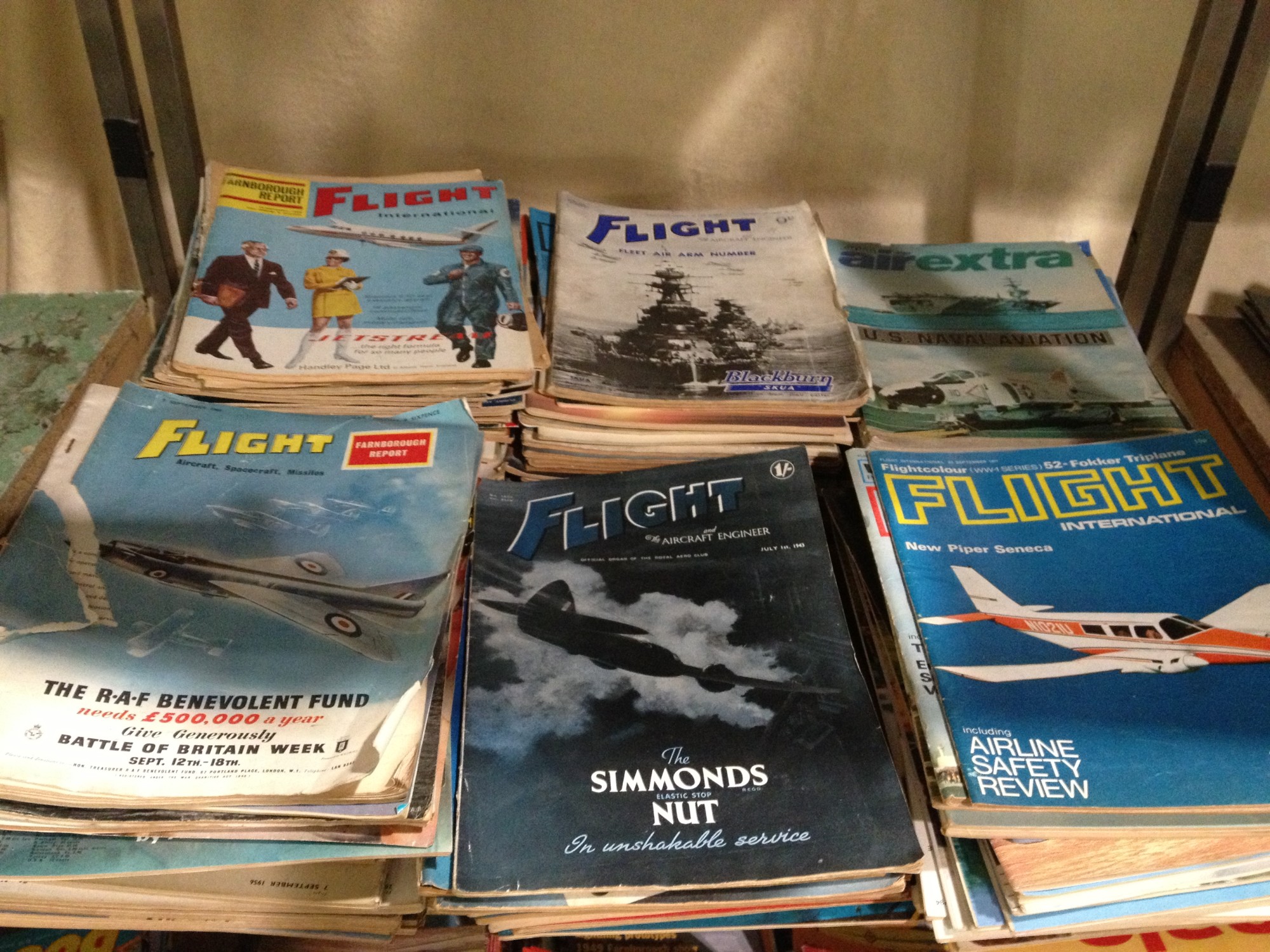 Large QTY early `Flight` magazines