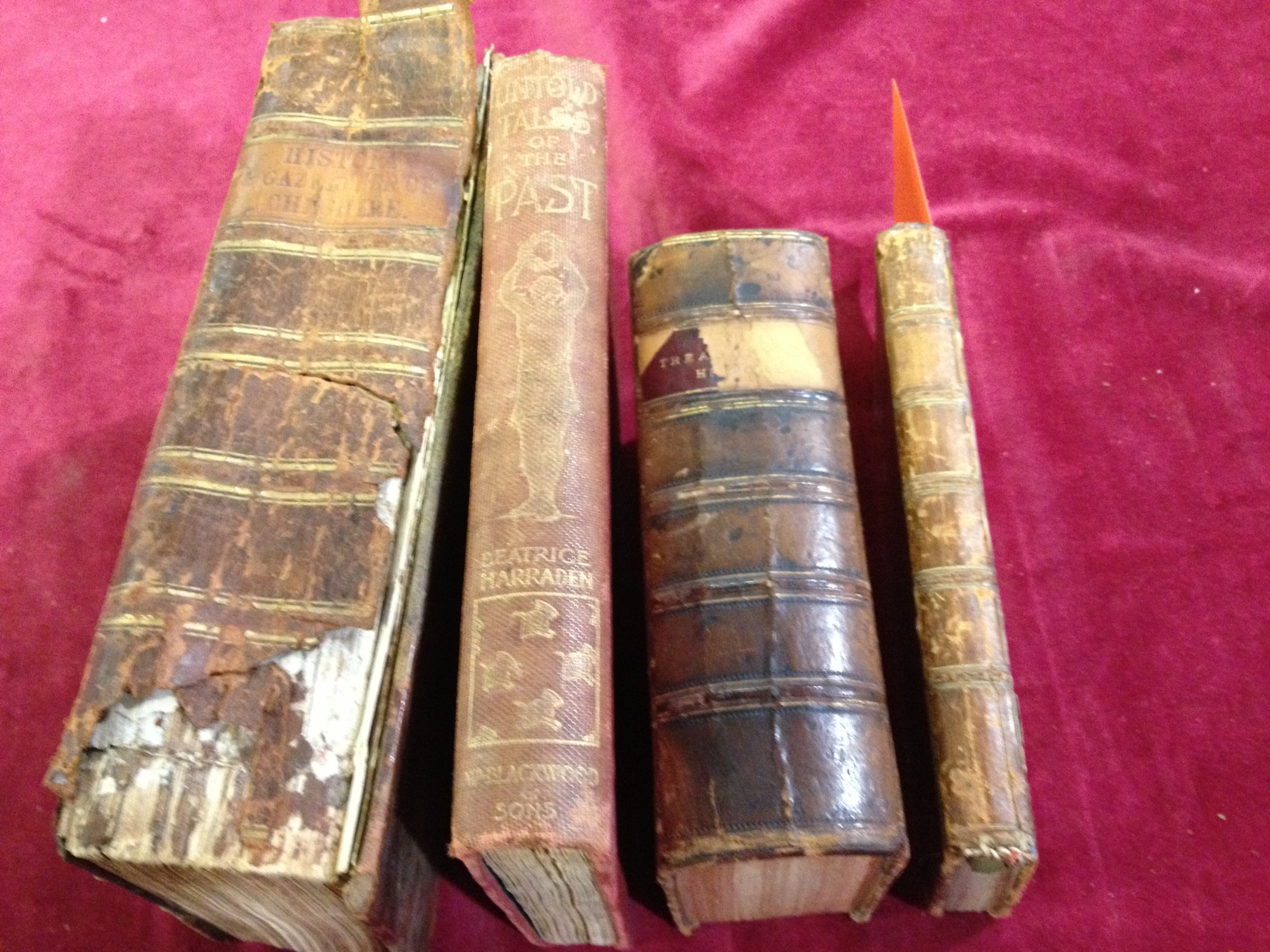 4 books, History of Cheshire 1860 Etc.