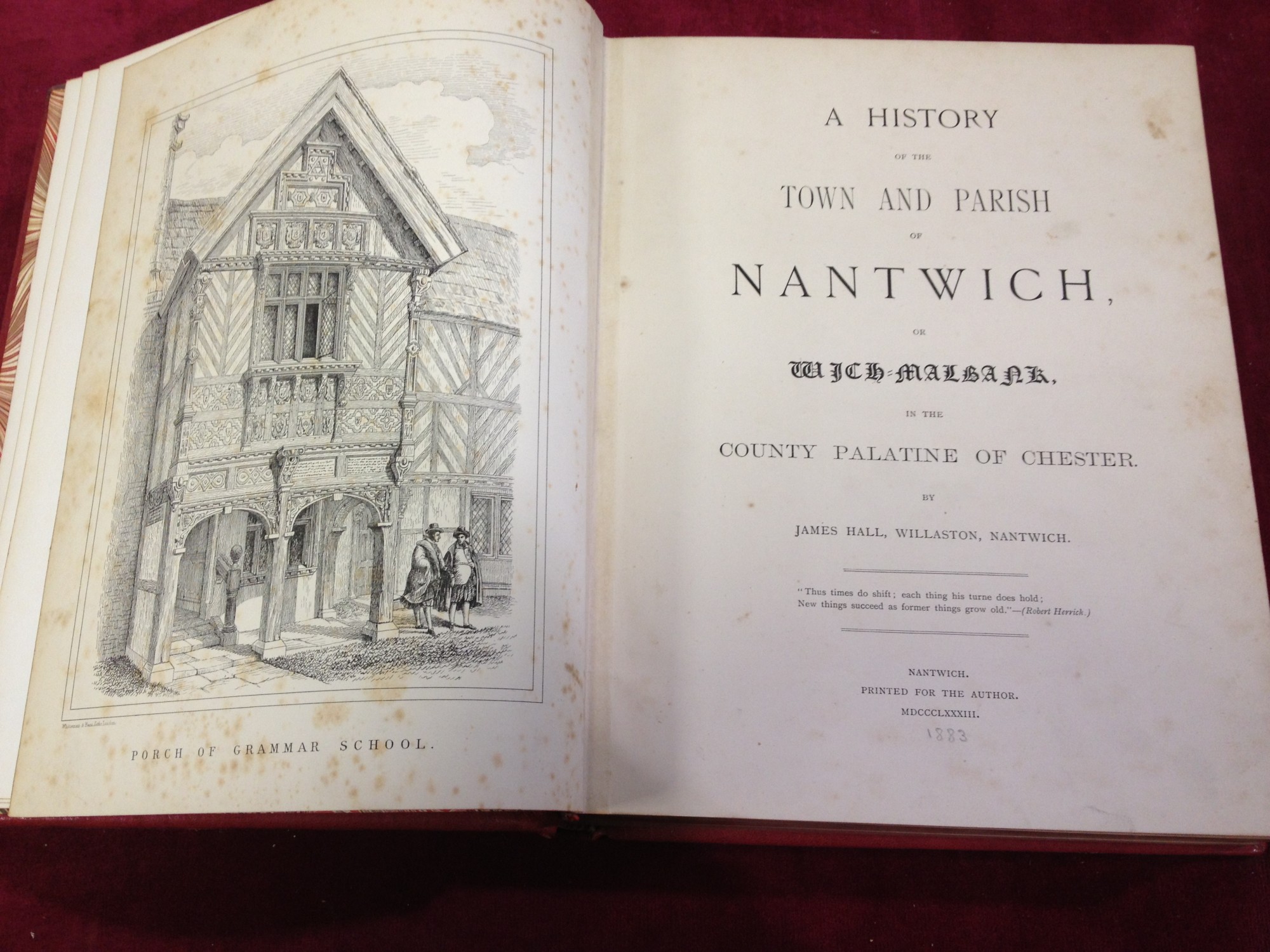 A history of the town and parish of Nantwich 1883