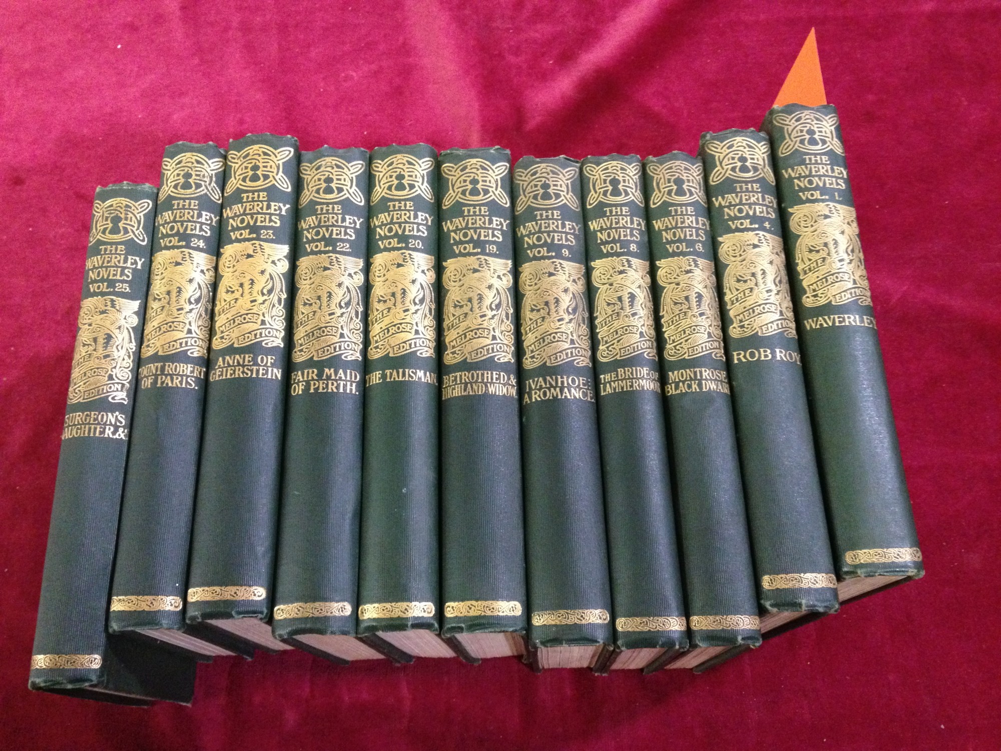 11 Volumes of The Waverley novels