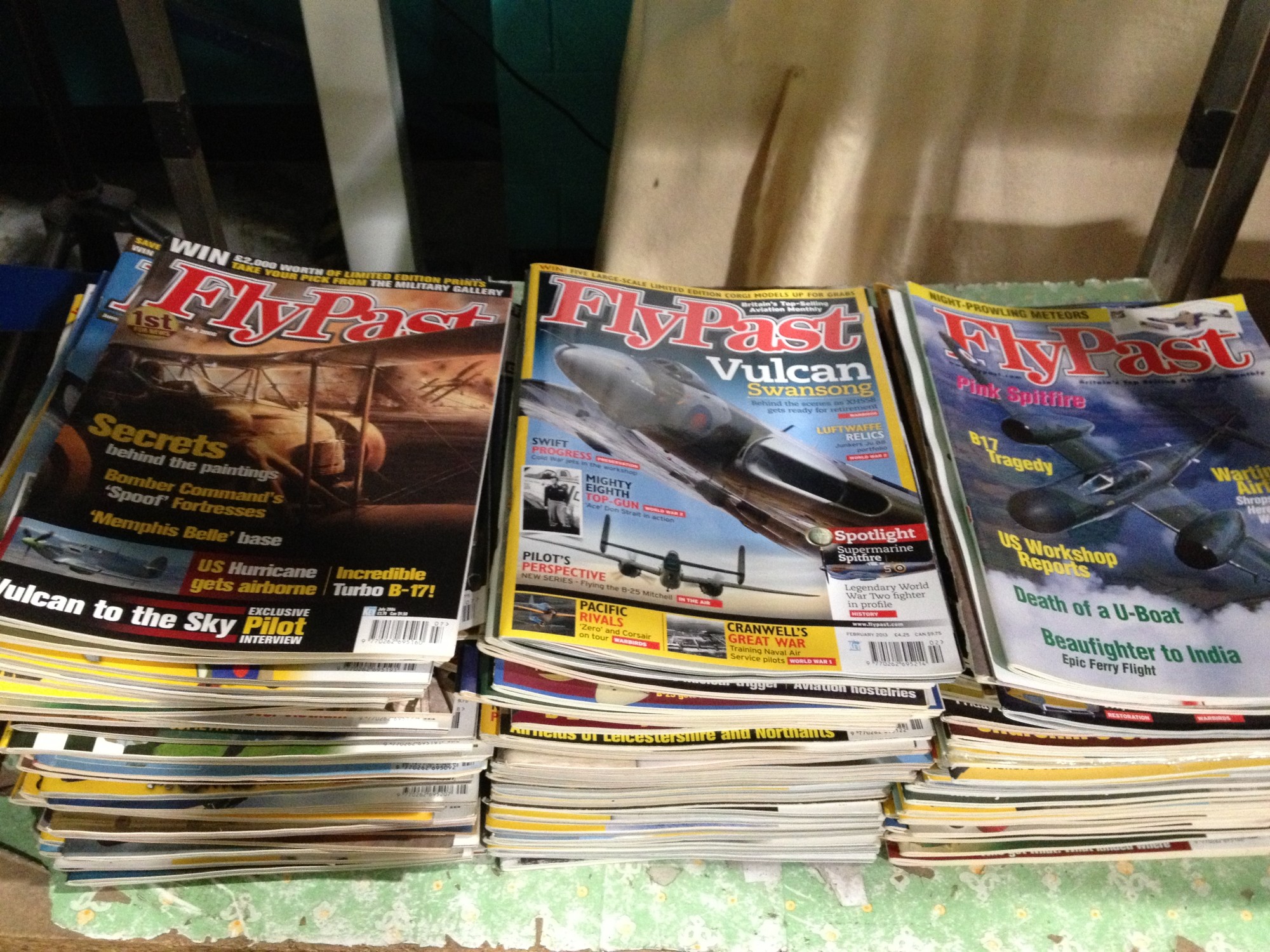 Large QTY of `Fly past` magazines