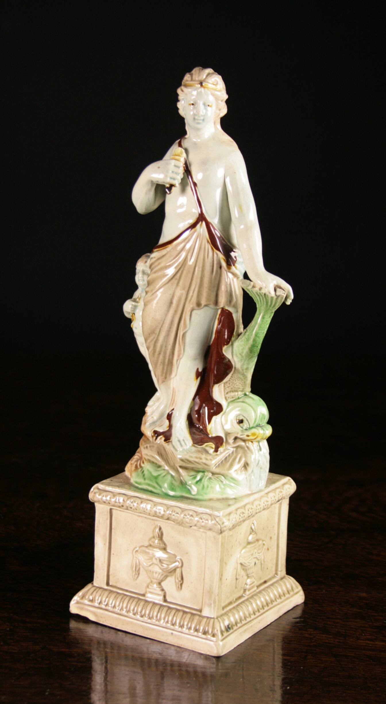 An 18th Century Ralph Wood Staffordshire Figure of Venus, 10½ ins (27 cms) in height.