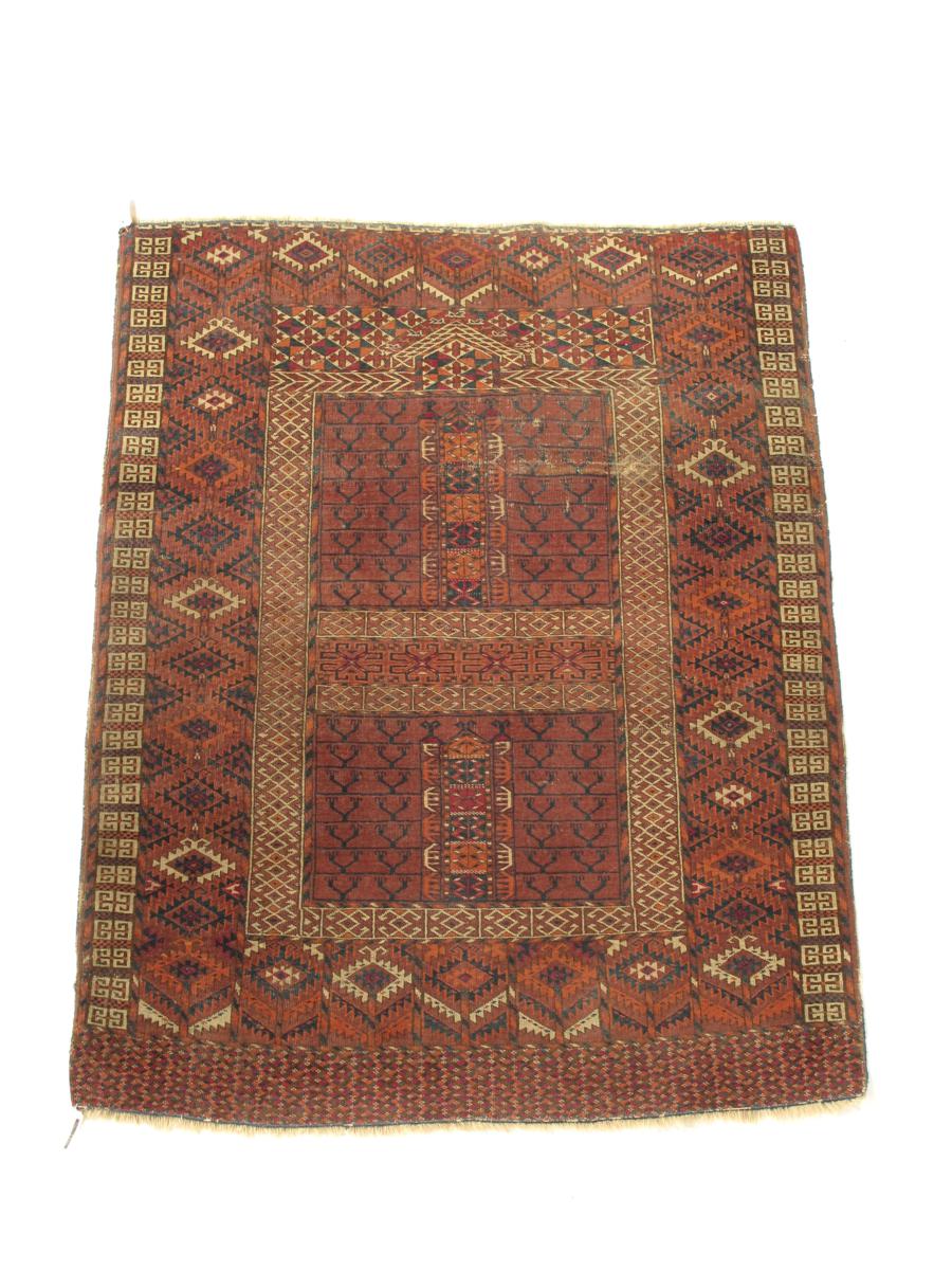 A Tekke Turkmen ensi, Turkmenistan or Afgahnistan, late 19th / early 20th century, 65 x 51½in (165 x