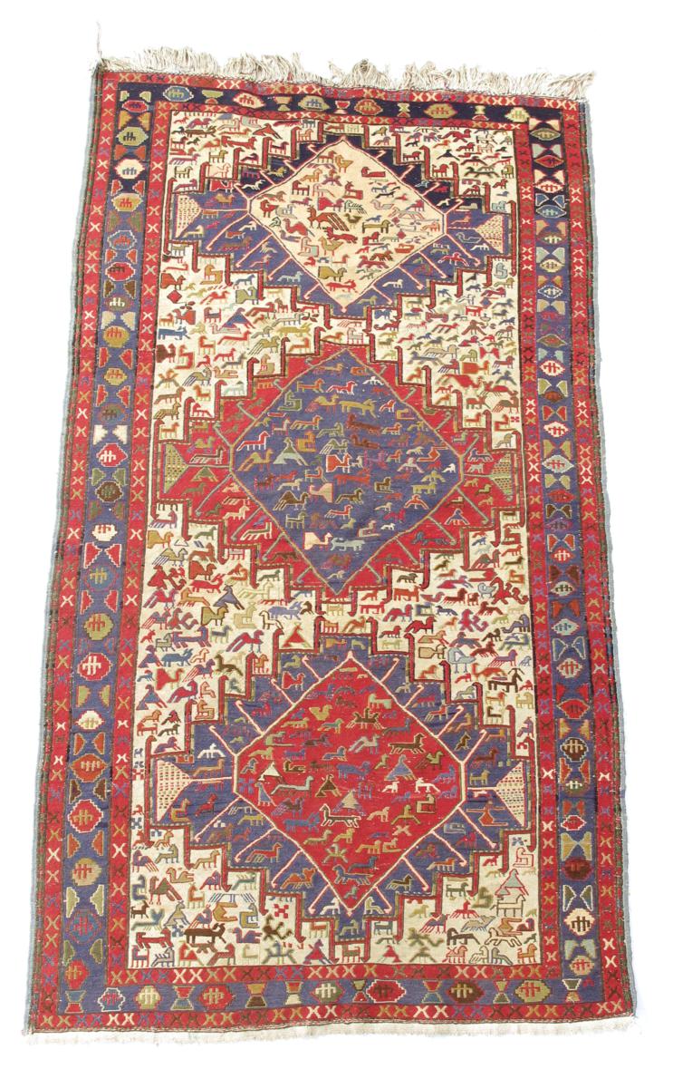 A Shahsavan sumac, north west Persia, modern, 81 x 45in (206 x 114.2cm).