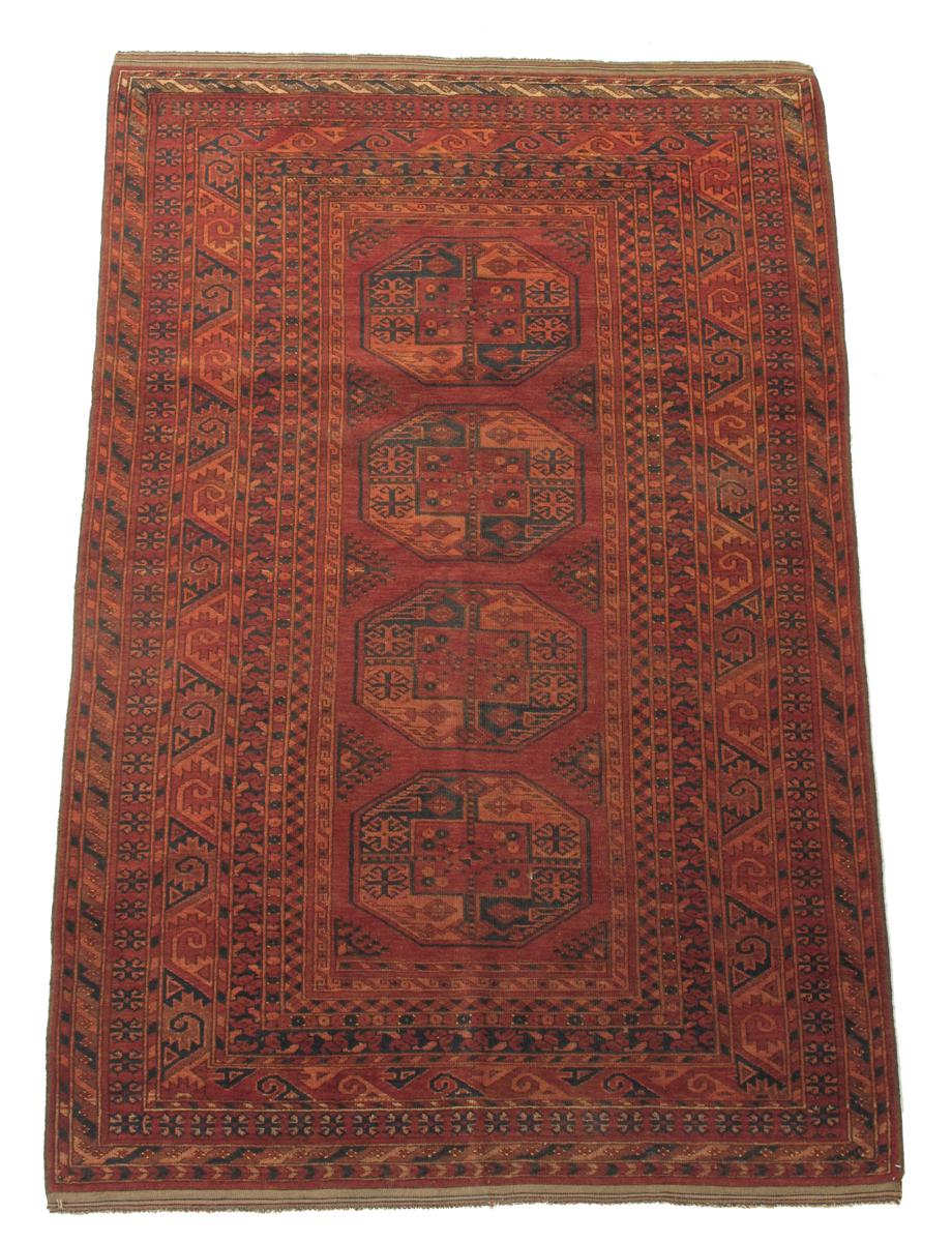 An Ersari Turkmen rug, Afghanistan, c.1920-30, 80 x 51½in (203 x 130).