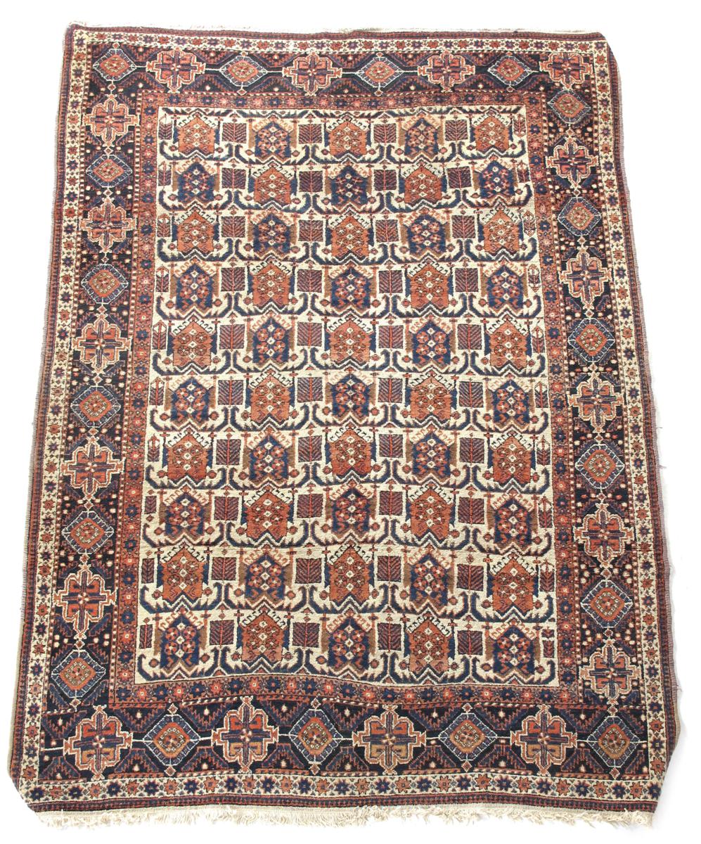 An Afshar rug, Kerman area, south west Persia, c.1920, 82 x 59½in (208 x 151cm).