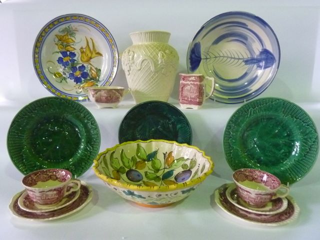 A collection of ceramics including a quantity of Mason "Vista" pattern tea wares with pink