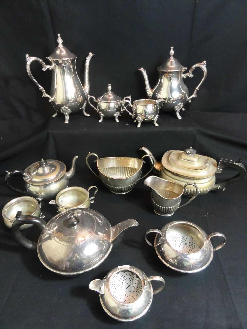 A selection of Georgian style tea sets (four in total)