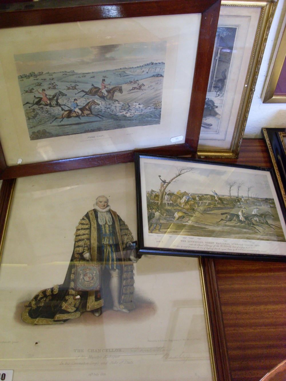 After P. STEPHANOFF `The Chancellor` Lithograph; also `A Son of Mr Jekyll` and two equestrian