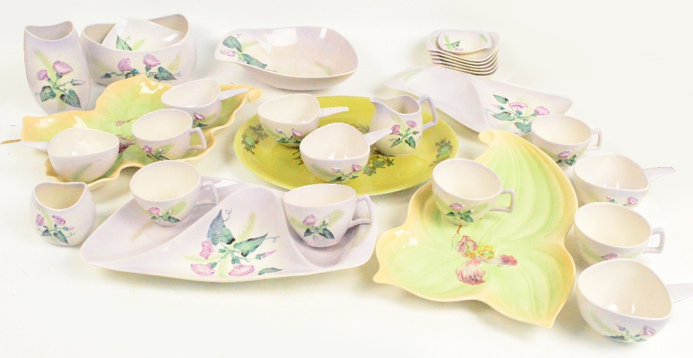 A large quantity of Carlton Australia design ware including lilac ground dishes, bowls, cups, etc, a