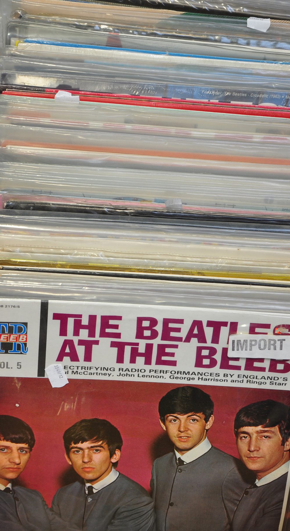 A large quantity of Beatles albums to include imported labels, picture discs etc.