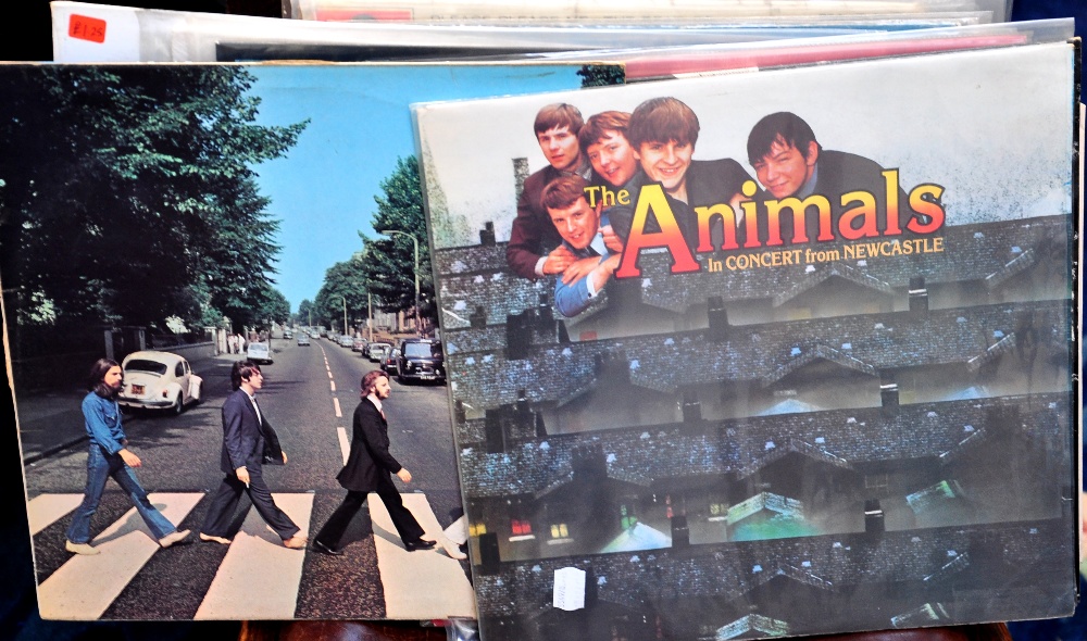 A small quantity of vinyl albums to include The Animals, the Beatles etc.