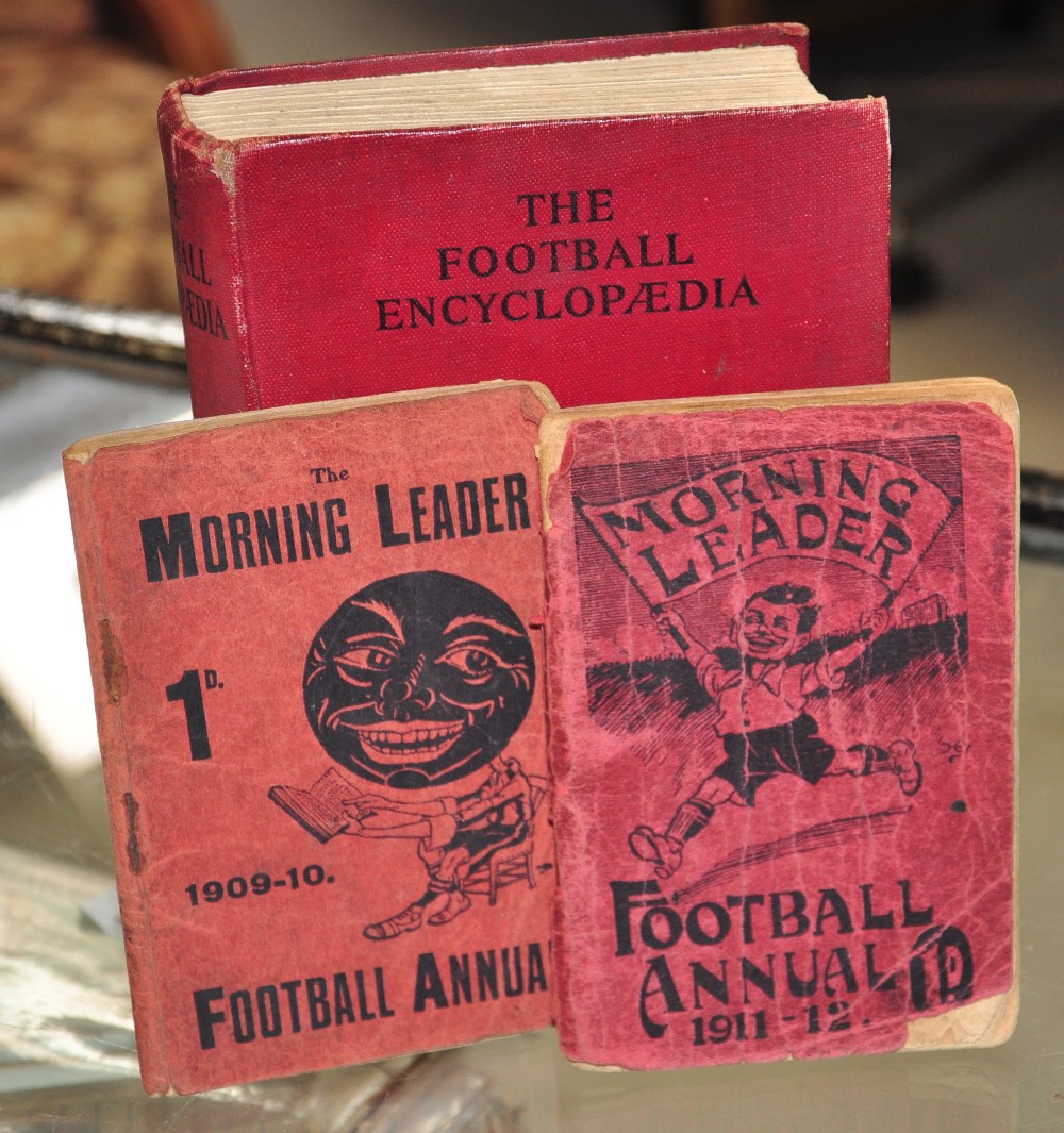 A hardback volume "The Football Encyclopedia" 1934 edition 320p.p. to include a history of the game,
