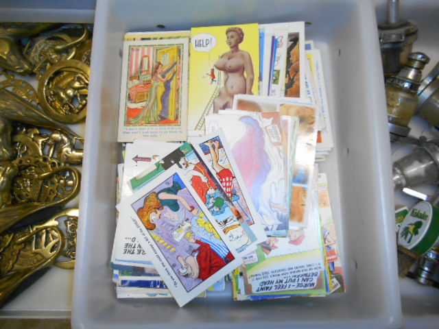 A Box of Naughty Postcards.