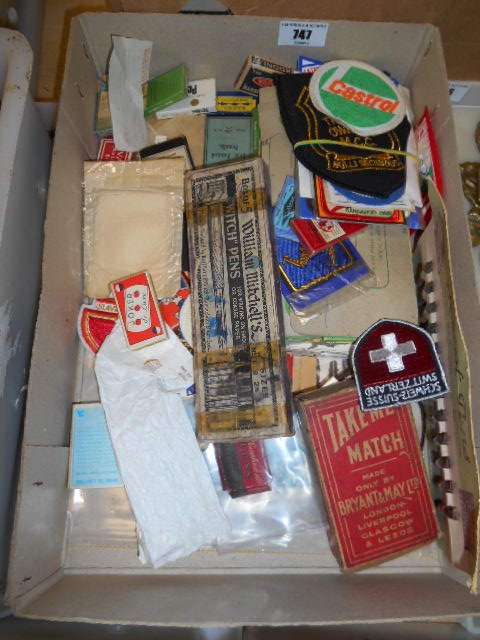 A Box of Badges, Old Boxes, etc.