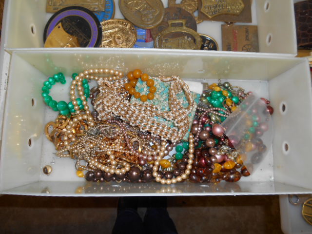 A Box of Costume Jewellery.