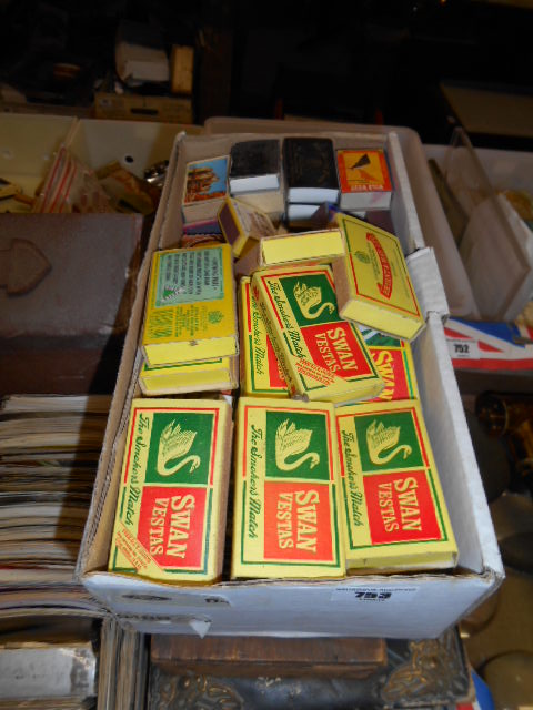 Two Boxes of Swan & Other Matchboxes