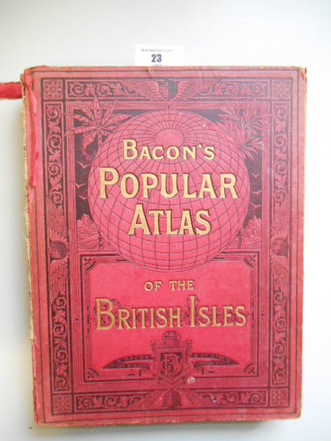 Commercial and Library Atlas of the British Isles From the New Ordnance Survey with Index-