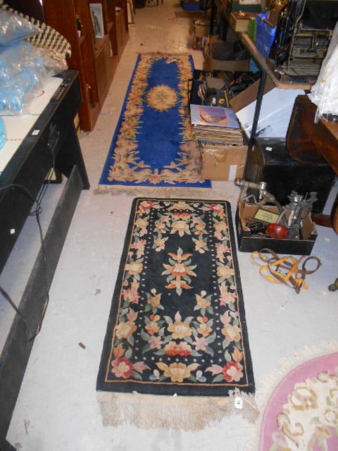 Three Chinese Wool Rugs & Runners.