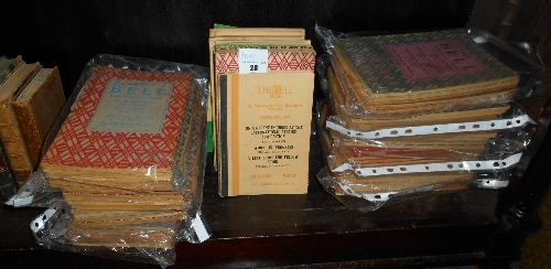 Nine Complete Volumes of The Bell - Published between 1940 and 1954 with Sean O`Faolain, Frank O`