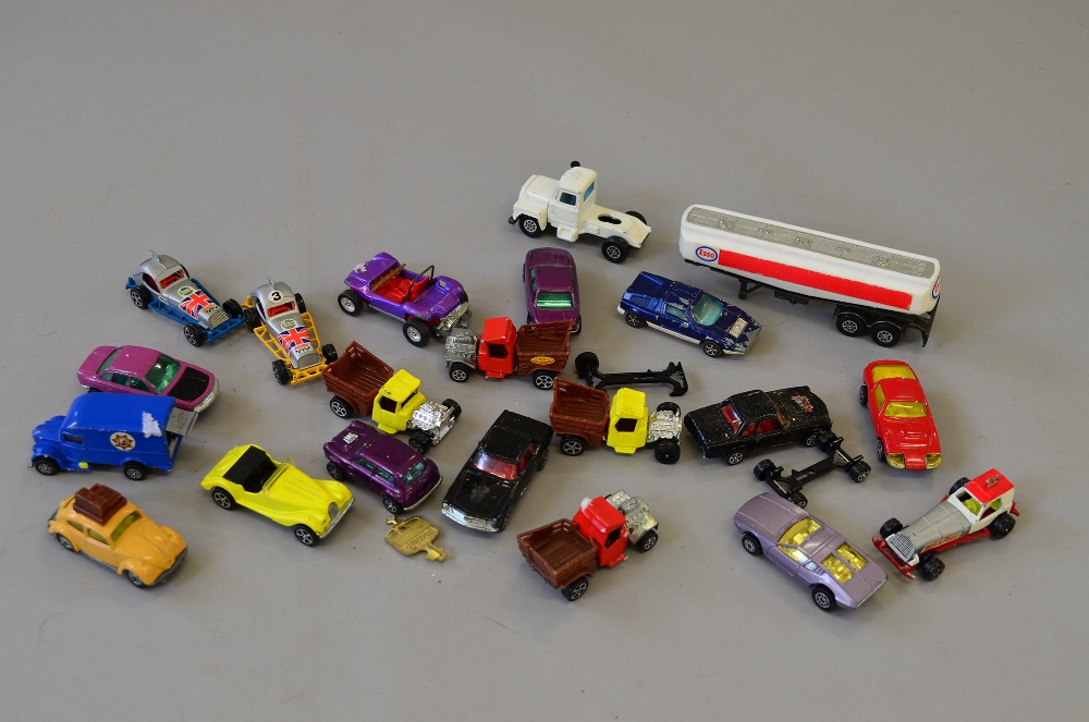 Selection of Corgi Rockets, Whizzwheels, and Junior models. Condition overall F, unboxed. (20)