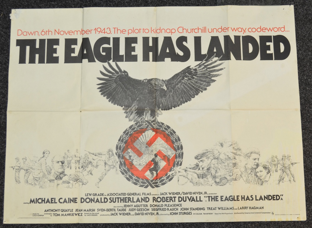 The Eagle Has Landed British Quad film poster.