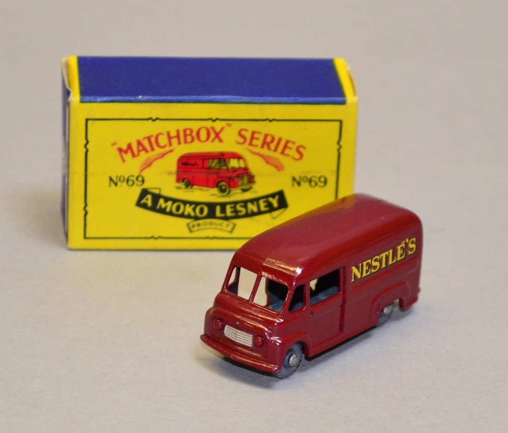 Moko Lesney Matchbox 1-75 series No.69 Nestle's Van. VG+ in VG box.