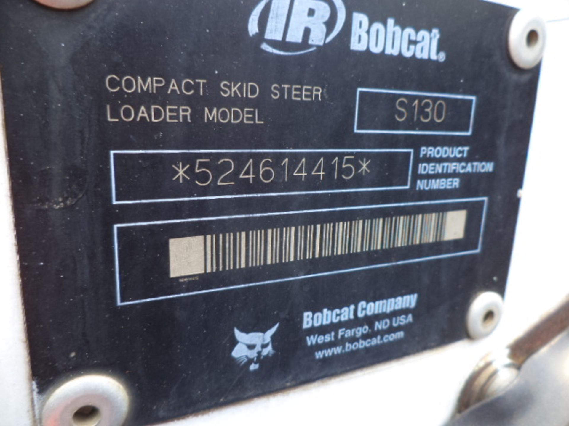 Bobcat S130 Skid Steer (S#: 524614415) (4 728 hrs ) - Image 6 of 6