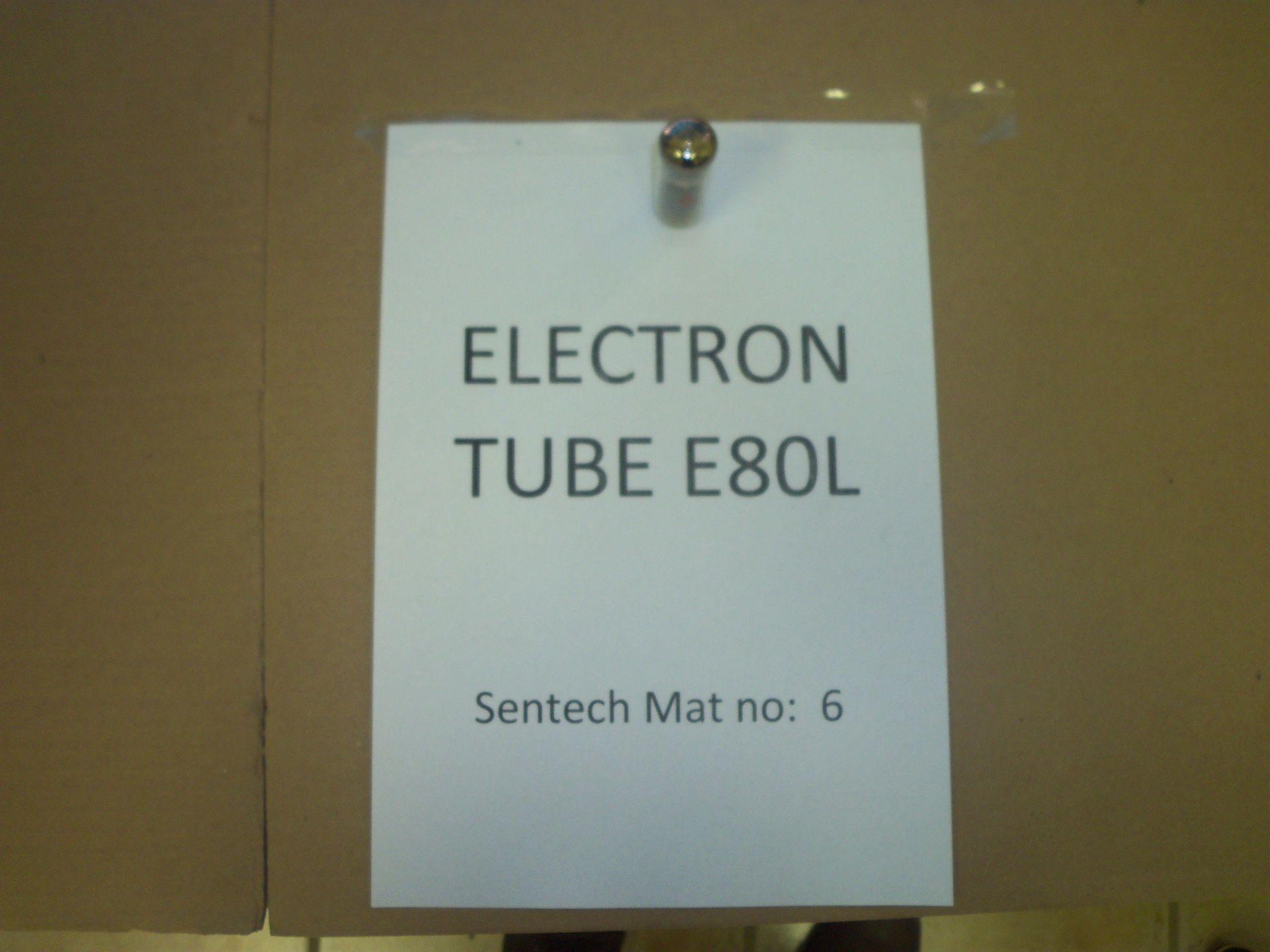 Electron Tube E80l